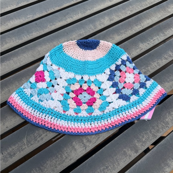 NWT MC2 Saint Barth Crochet Bucket Hat Multicolor - Picture 5 of 12